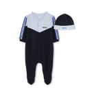 Molton-Pyjama und -M&uuml;tze BOSS 
                    JUNGE