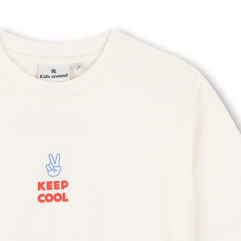 T-Shirt mit kurzen &Auml;rmeln KIDS AROUND 
                        JUNGE