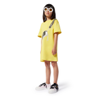Gerades, kurzes Baumwoll-Kleid MARC JACOBS 
                    M&Auml;DCHEN