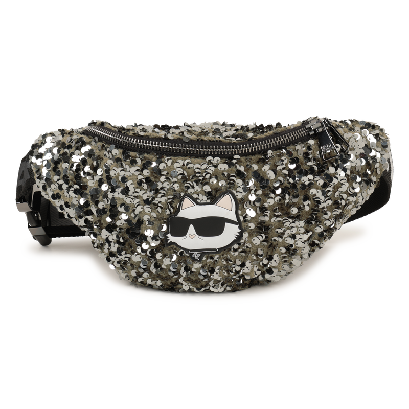 Bauchtasche mit Pailletten KARL LAGERFELD KIDS 
                        M&Auml;DCHEN