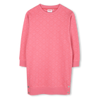 Kleid aus geb&uuml;rstetem Fleece HUGO 
                    M&Auml;DCHEN