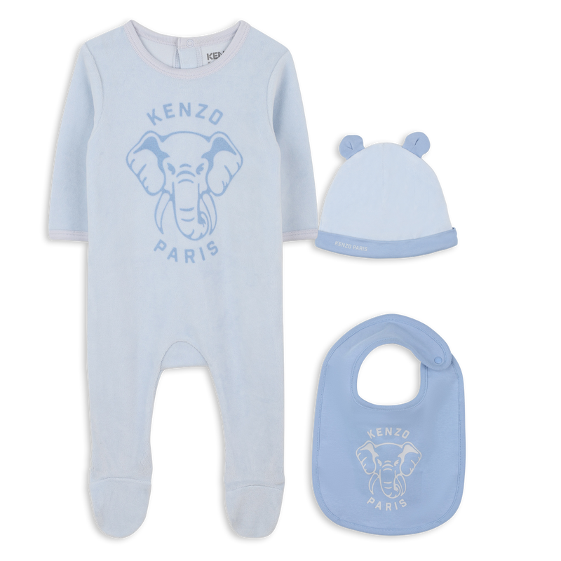 Pyjama + M&uuml;tze + L&auml;tzchen-Set KENZO KIDS 
                        UNISEX