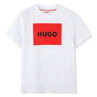 Kurzarm-T-Shirt aus Baumwolle HUGO 
                    JUNGE