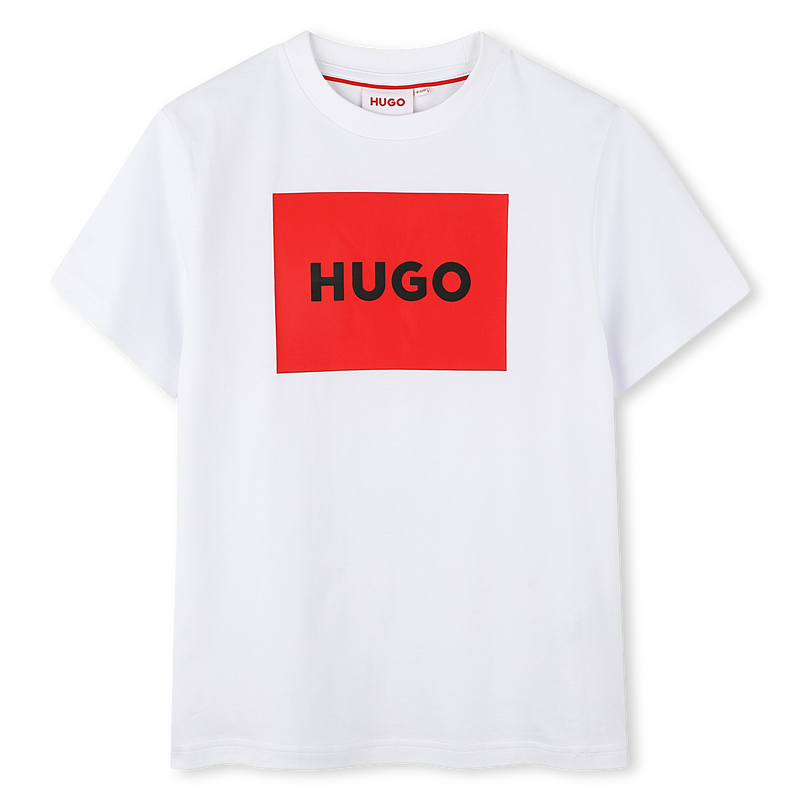 Kurzarm-T-Shirt aus Baumwolle HUGO 
                        JUNGE