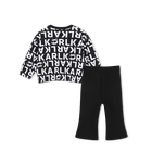 Sweat- und Hosenanzug KARL LAGERFELD KIDS 
                    M&Auml;DCHEN