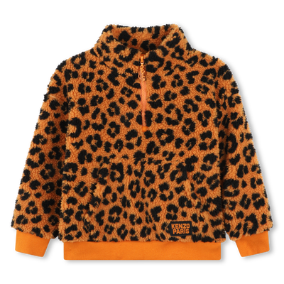 Fleeceshirt mit Rei&szlig;verschluss KENZO KIDS UNISEX