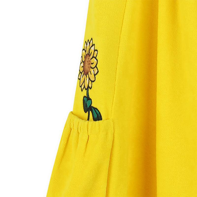 Frotteekleid mit Stickereien KENZO KIDS 
                        M&Auml;DCHEN