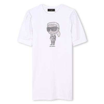 Kurz&auml;rmeliges Kleid KARL LAGERFELD KIDS M&Auml;DCHEN