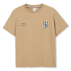Kurz&auml;rmeliges t-shirt, DUNKEL BEIGE, hi-res