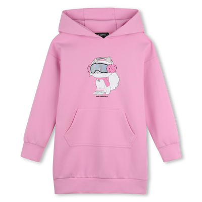 Kapuzenkleid KARL LAGERFELD KIDS M&Auml;DCHEN
