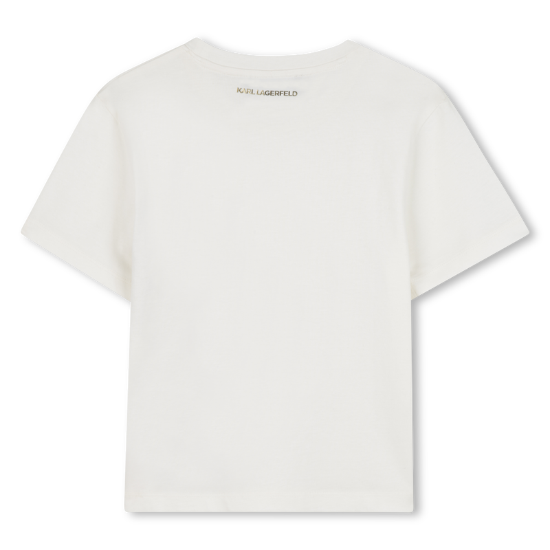 Kurz&auml;rmeliges T-Shirt KARL LAGERFELD KIDS 
                        M&Auml;DCHEN