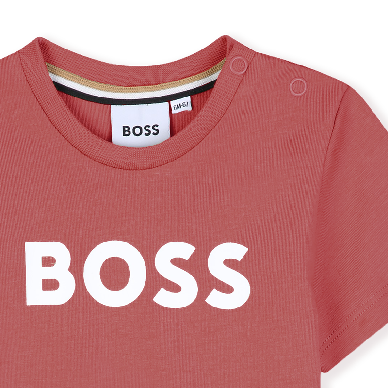 KURZ&Auml;RMELIGES T-SHIRT BOSS 
                        JUNGE
