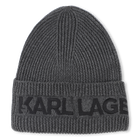Strickm&uuml;tze + Halsw&auml;rmer Set KARL LAGERFELD KIDS 
                    JUNGE