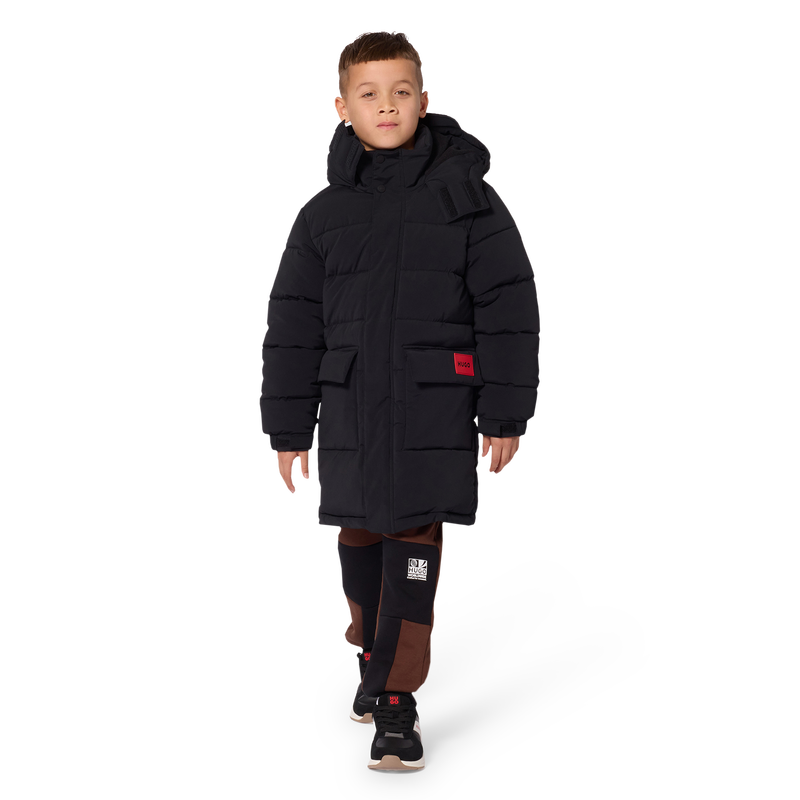 Lange Daunenjacke HUGO 
                        JUNGE