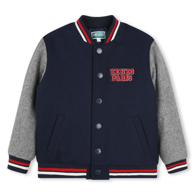 Jacke aus Wollstoff KENZO KIDS JUNGE