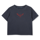 T-Shirt mit kurzen &Auml;rmeln, MARINE, hi-res
