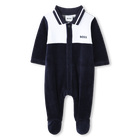 Jumpsuit aus Samt, MARINE, hi-res