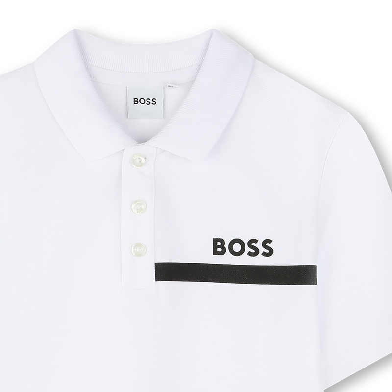 KURZ&Auml;RMELIGES POLOSHIRT BOSS 
                        JUNGE