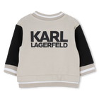 Set aus Strickjacke und Hose aus doppeltem Jersey KARL LAGERFELD KIDS 
                    JUNGE
