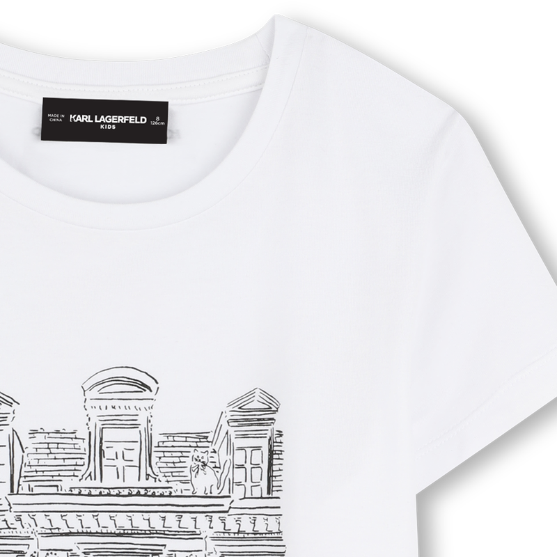 T-Shirt mit Druck KARL LAGERFELD KIDS 
                        MÄDCHEN