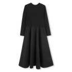 Langes Kleid aus zwei Materialien DKNY 
                    M&Auml;DCHEN