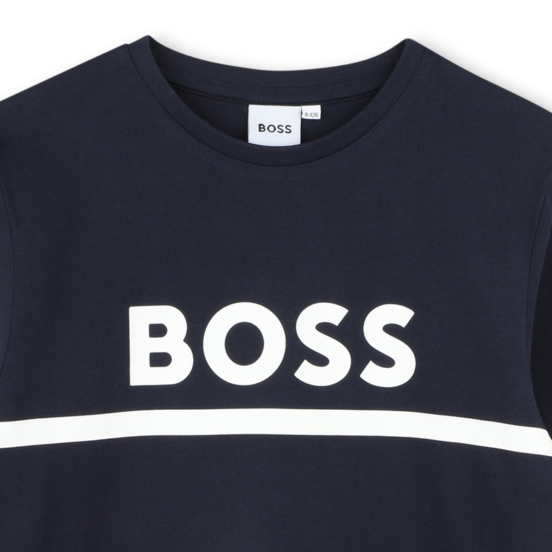 Lang&auml;rmeliges t-shirt BOSS 
                        JUNGE