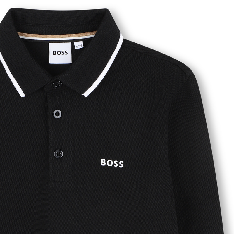 Lang&auml;rmeliges Poloshirt BOSS 
                        JUNGE
