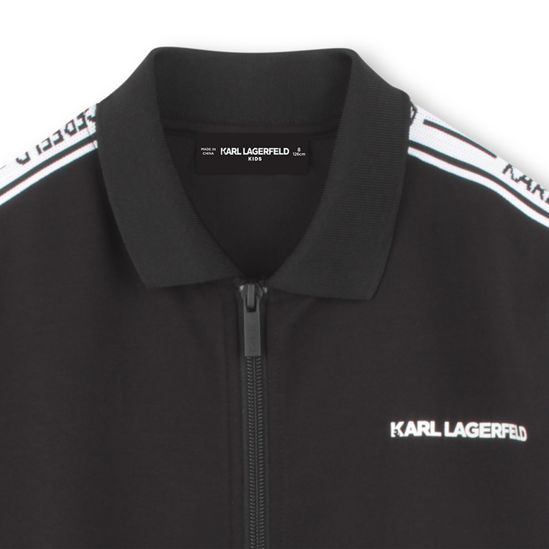 Sweatjacke mit Taschen KARL LAGERFELD KIDS 
                        JUNGE