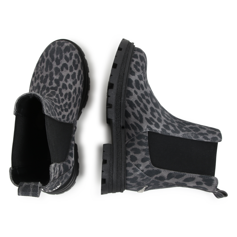 Lederstiefeletten mit Muster ZADIG & VOLTAIRE 
                        MÄDCHEN