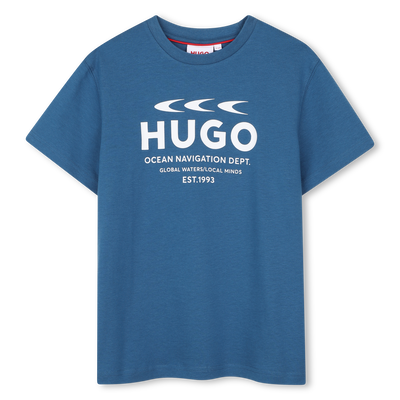 T-Shirt mit kurzen &Auml;rmeln HUGO JUNGE