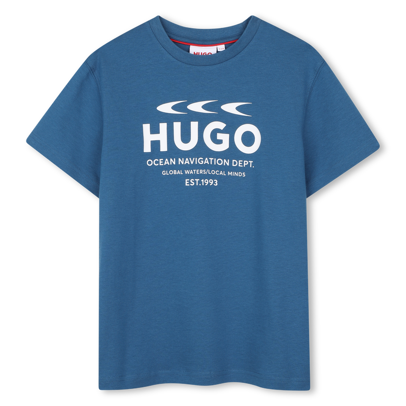 T-Shirt mit kurzen &Auml;rmeln HUGO 
                        JUNGE