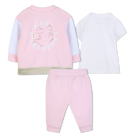 Jogger-set KARL LAGERFELD KIDS 
                    M&Auml;DCHEN