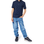 Gerades Poloshirt mit Print BOSS 
                    JUNGE