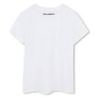 Bedrucktes T-Shirt KARL LAGERFELD KIDS 
                    M&Auml;DCHEN