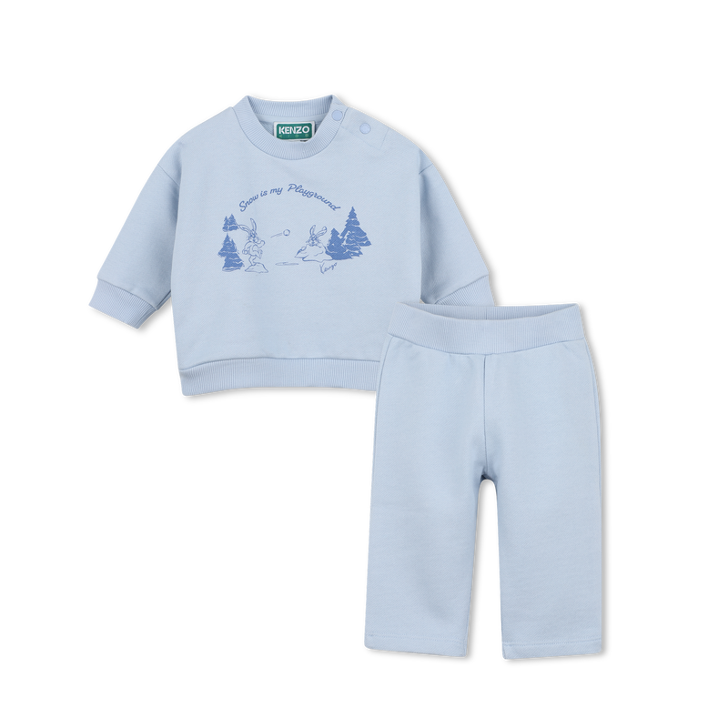 Set aus Cardigan und Hose KENZO KIDS 
                        JUNGE