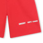 Bermudas aus Baumwollmolton DKNY 
                    JUNGE