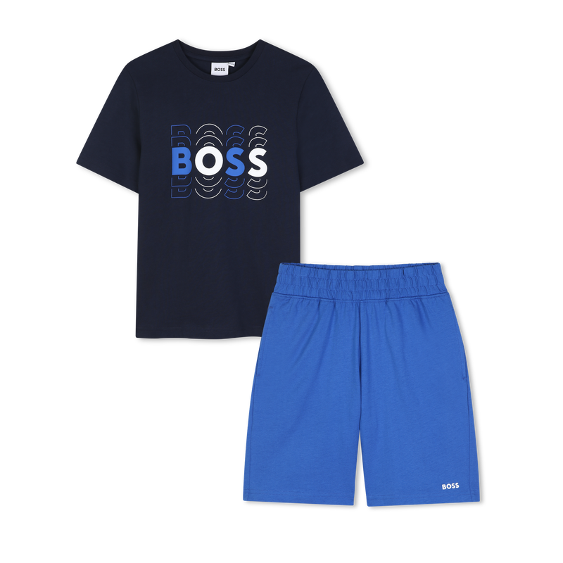 T-SHIRT + BERMUDA-SET BOSS 
                        JUNGE