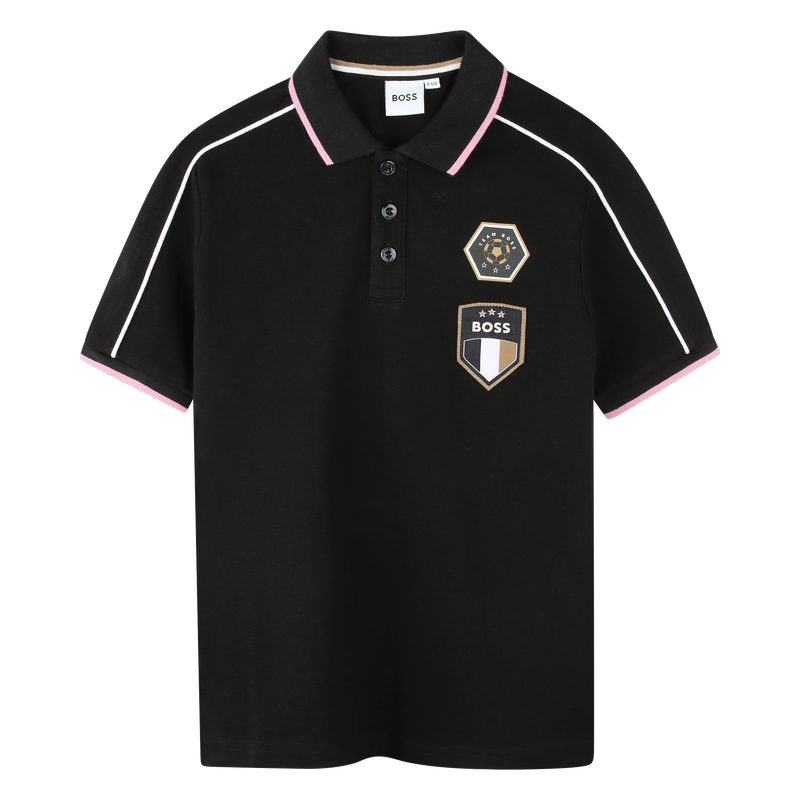 Kurz&auml;rmeliges Poloshirt BOSS 
                        JUNGE