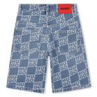 Denim-bermudashorts HUGO 
                    JUNGE