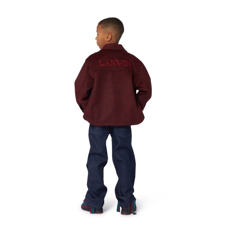 Fleecejacke mit Print LANVIN 
                        JUNGE