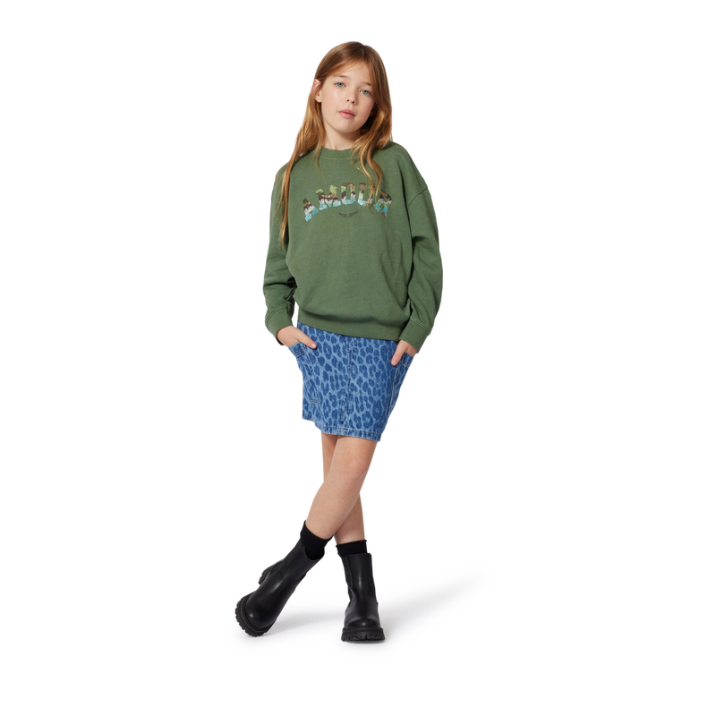 Meliertes Sweatshirt ZADIG & VOLTAIRE 
                        M&Auml;DCHEN