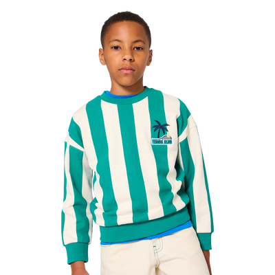 FLEECE-SWEATSHIRT KIDS AROUND JUNGE