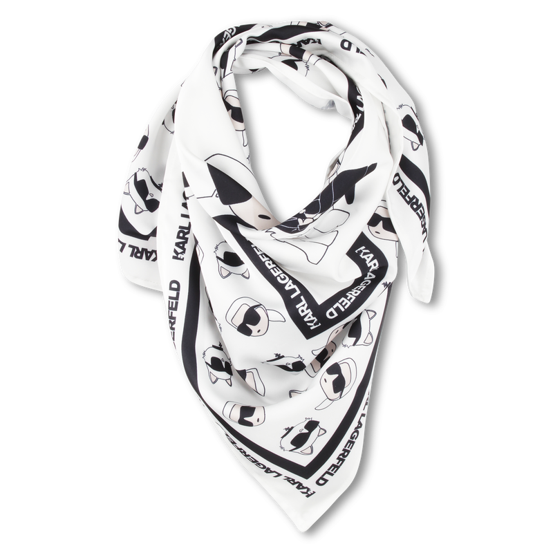 Bedrucktes Halstuch KARL LAGERFELD KIDS 
                        M&Auml;DCHEN