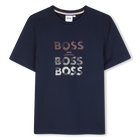 T-Shirt mit kurzen &Auml;rmeln, MARINE, hi-res