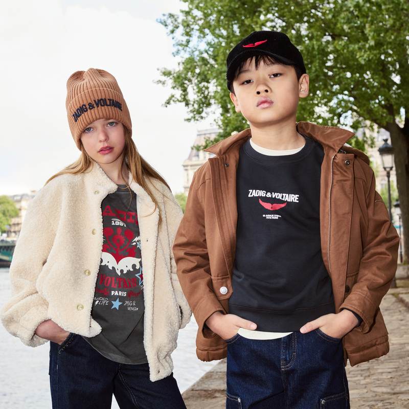 Wasserabweisender Parka mit Kapuze ZADIG & VOLTAIRE 
                        JUNGE