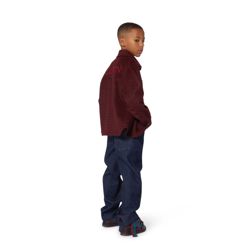 Fleecejacke mit Print LANVIN 
                        JUNGE