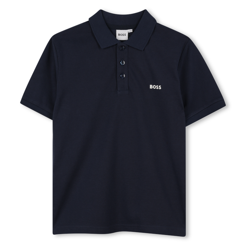 Baumwoll-Poloshirt mit Logo BOSS 
                        JUNGE