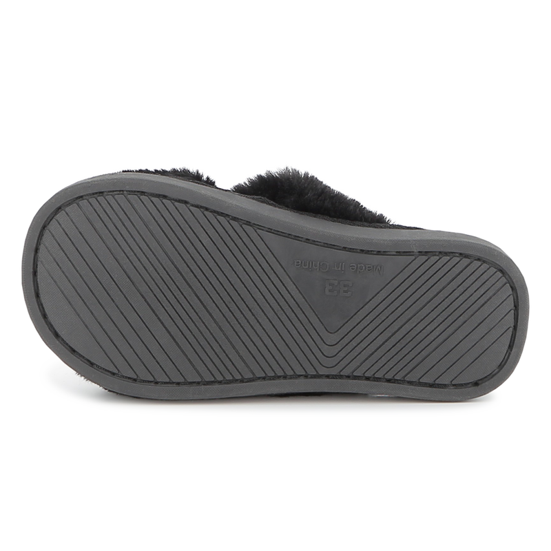 Hausschuhe mit gekreuzten Tr&auml;gern KARL LAGERFELD KIDS 
                        M&Auml;DCHEN