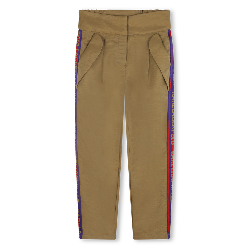 Hose mit Streifen-Besatz KARL LAGERFELD KIDS 
                        M&Auml;DCHEN