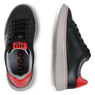 Schn&uuml;r-Sneaker aus Leder HUGO 
                    JUNGE